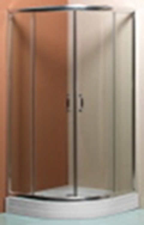 Sprchová zástena oblúk 80x80 EASY-LINE B-251A/800 MC miniatúra